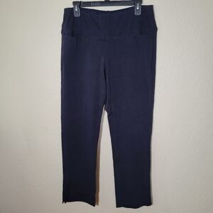 J. Jill Wearever Collection | Blue Wide Waistband Pull On Pants M Casual Classic